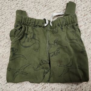 Carter's Green Dinosaur Print Kids Bottoms